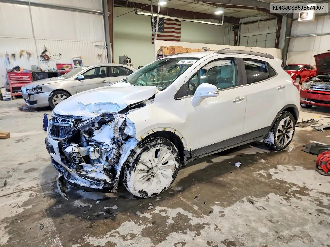 2018 Buick Encore Essence VIN: KL4CJCSB6JB674907 Lot: 78113345
