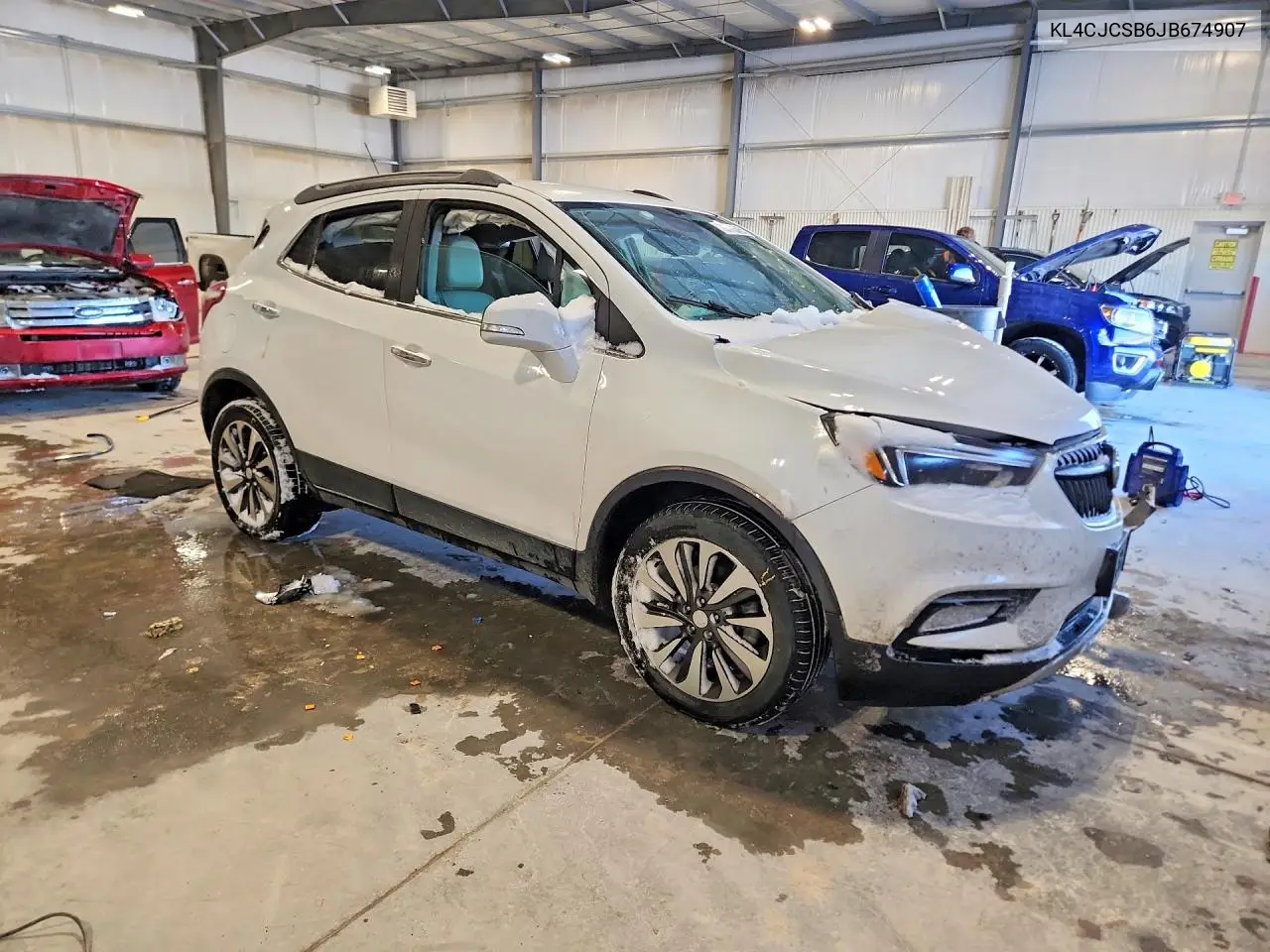 2018 Buick Encore Essence VIN: KL4CJCSB6JB674907 Lot: 78113345