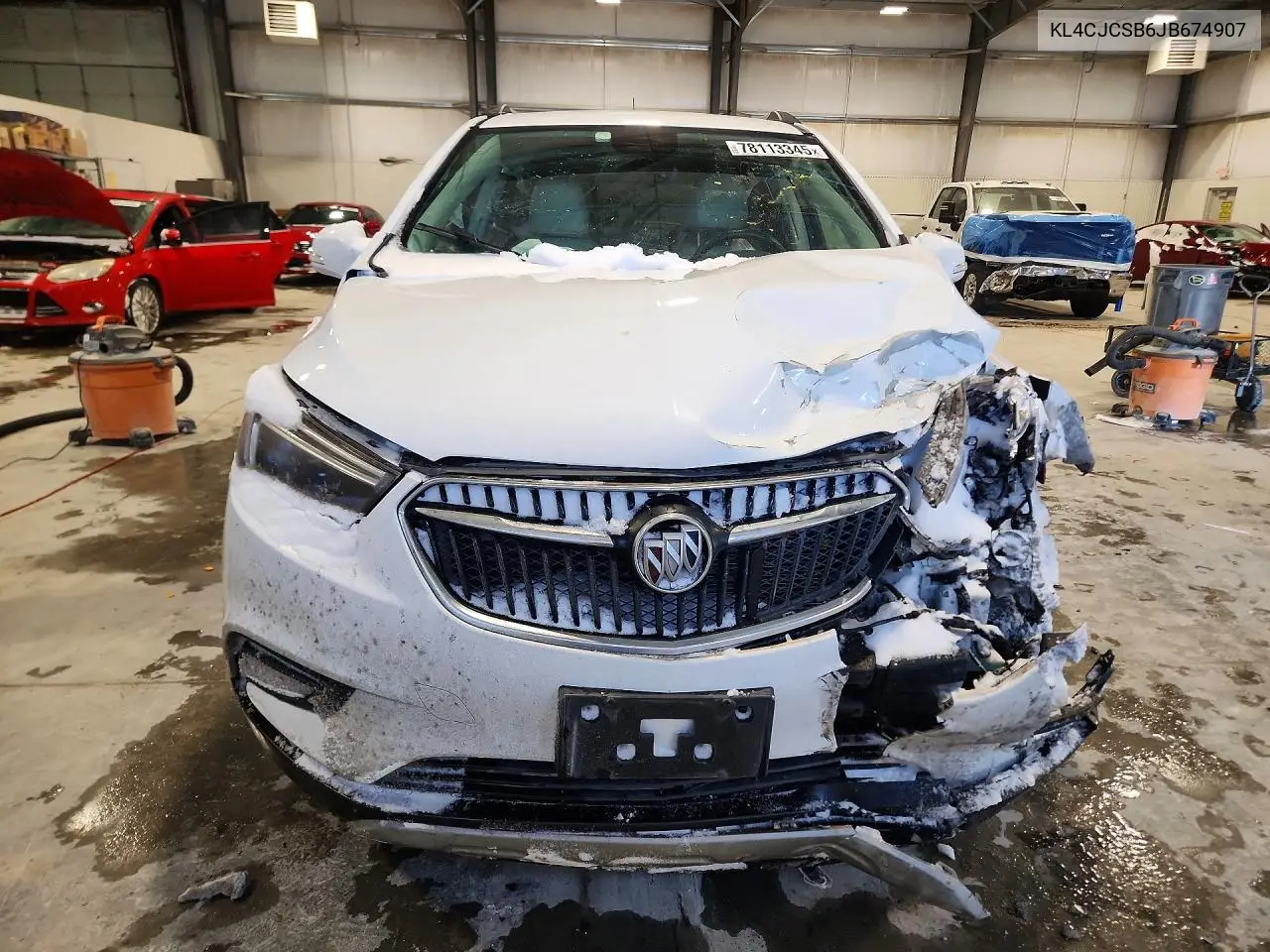 2018 Buick Encore Essence VIN: KL4CJCSB6JB674907 Lot: 78113345