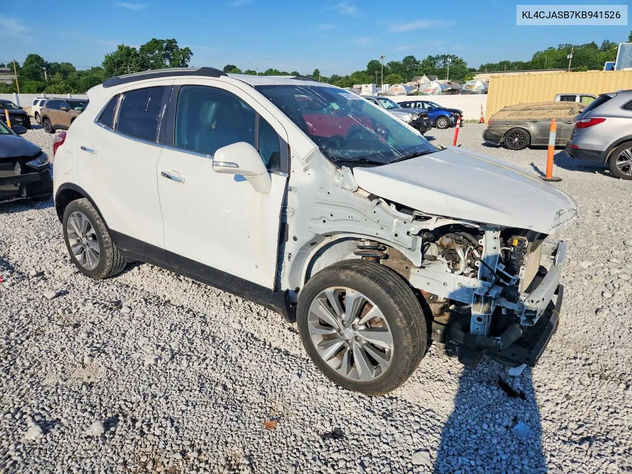 2019 Buick Encore Preferred VIN: KL4CJASB7KB941526 Lot: 56257316