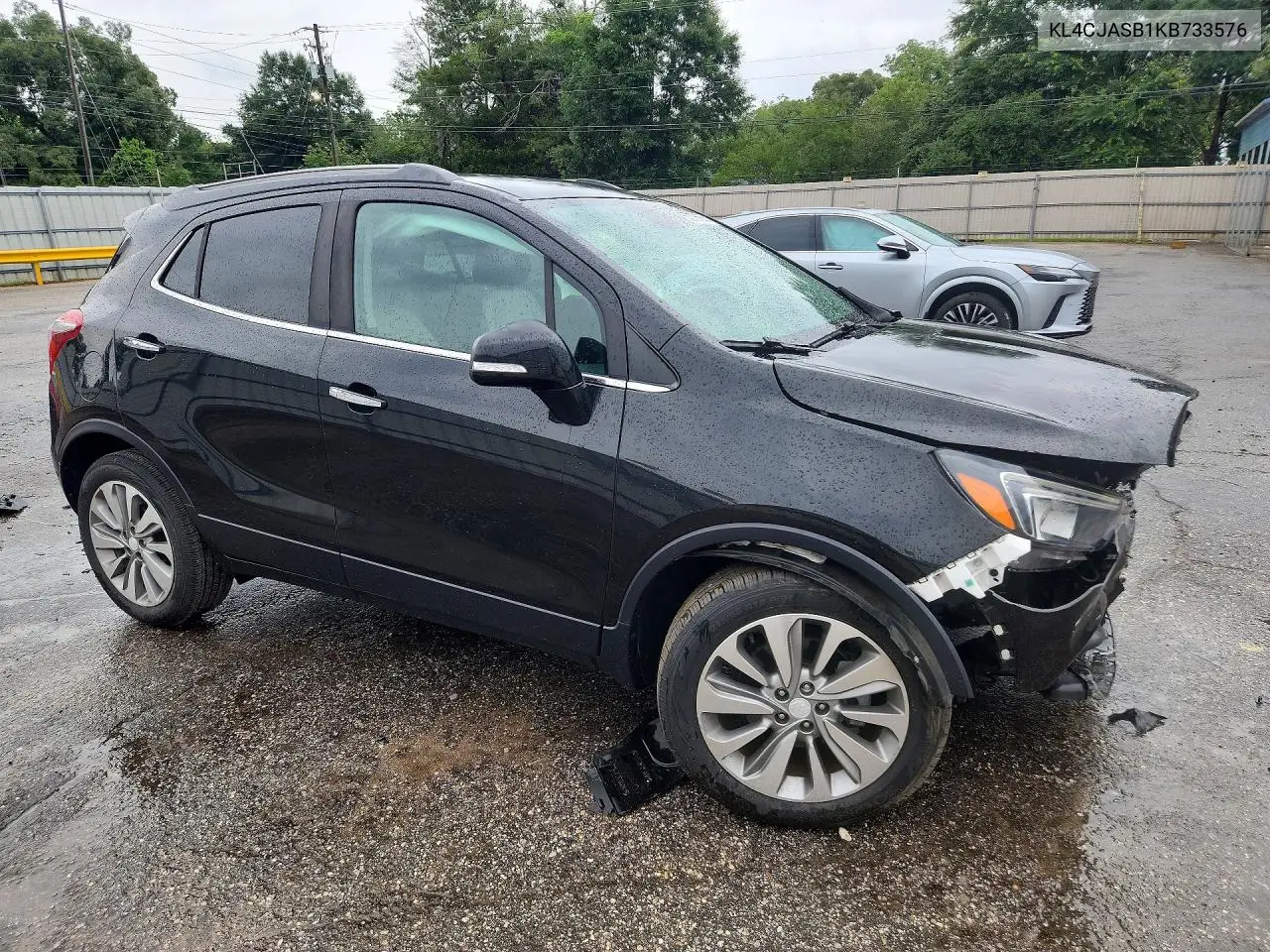 2019 Buick Encore Preferred VIN: KL4CJASB1KB733576 Lot: 57078666