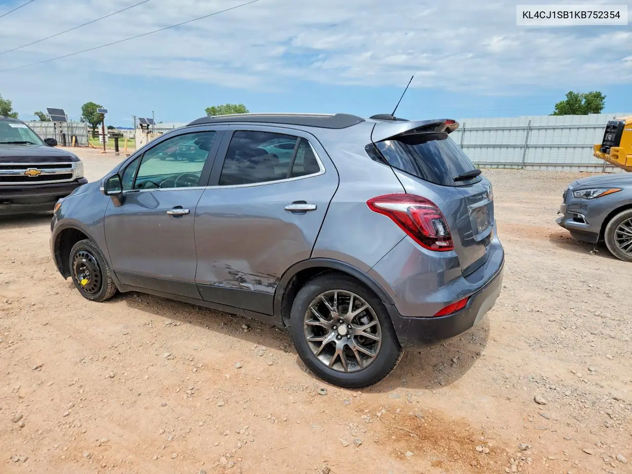 2019 Buick Encore Sport Touring VIN: KL4CJ1SB1KB752354 Lot: 57206146