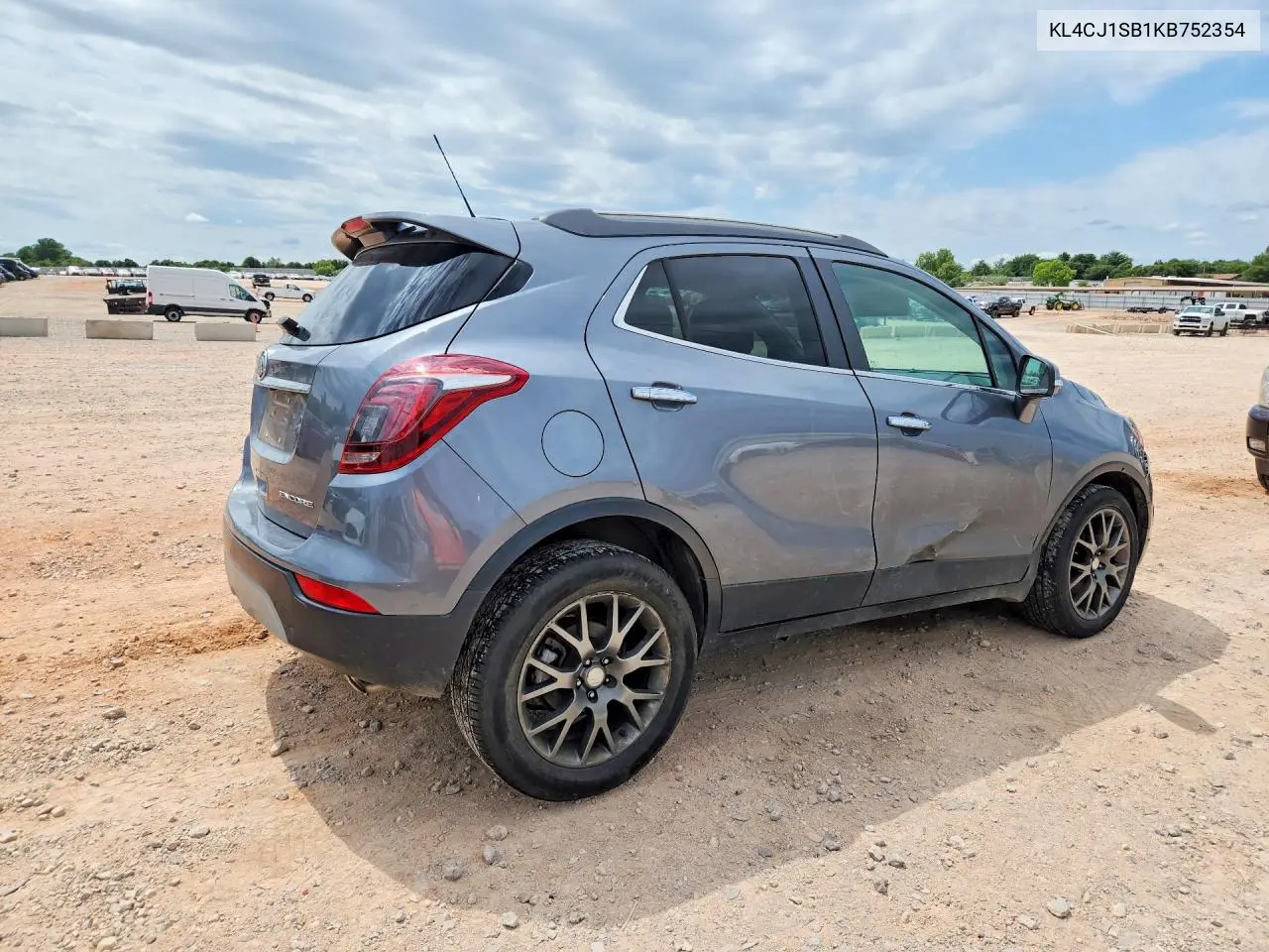 2019 Buick Encore Sport Touring VIN: KL4CJ1SB1KB752354 Lot: 57206146