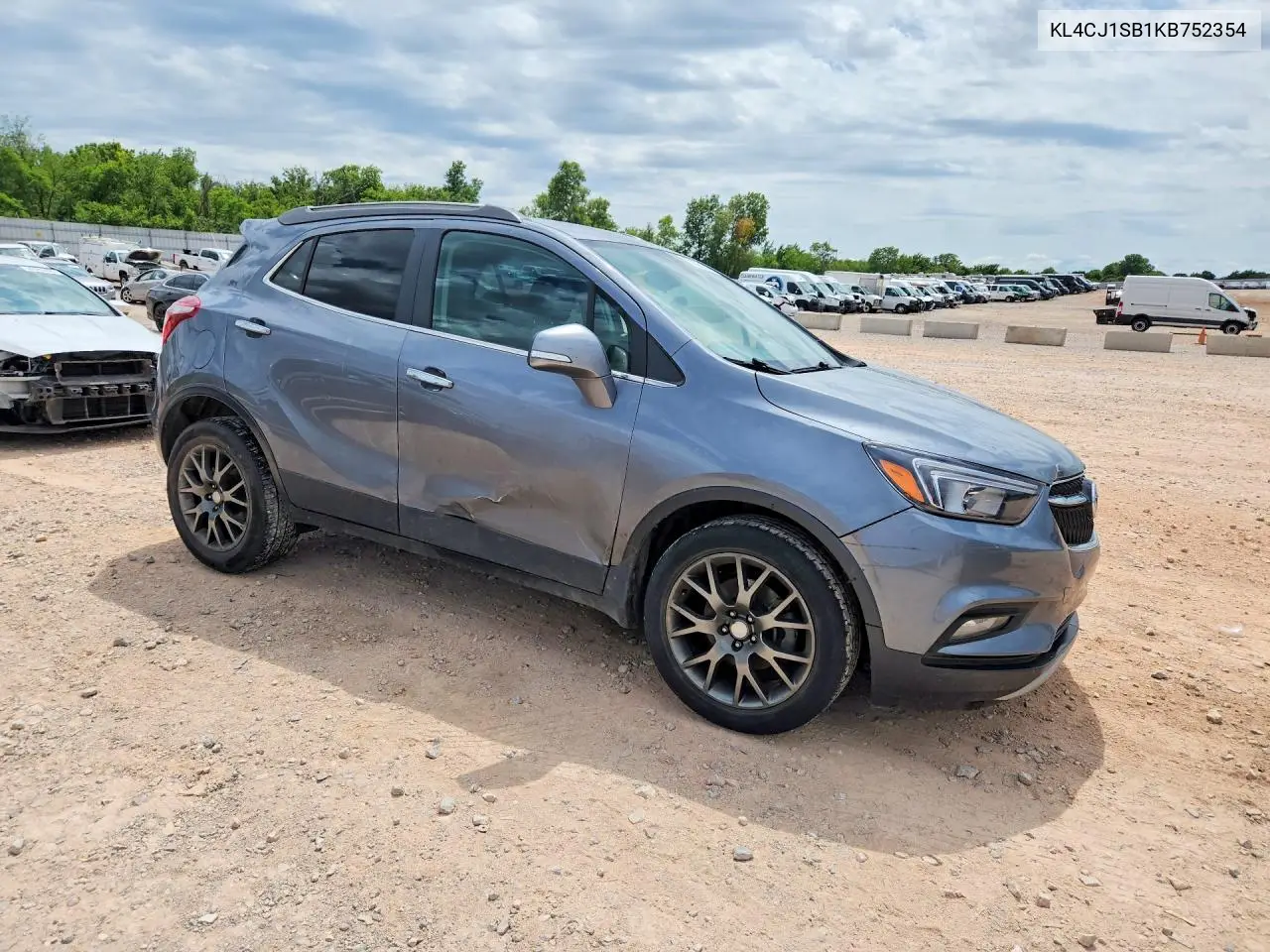 2019 Buick Encore Sport Touring VIN: KL4CJ1SB1KB752354 Lot: 57206146