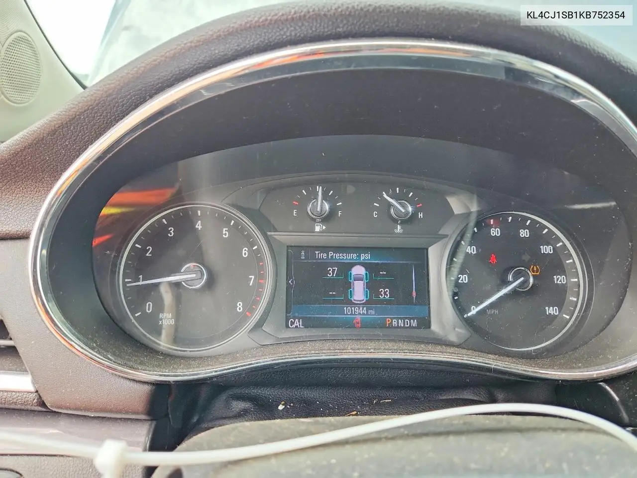2019 Buick Encore Sport Touring VIN: KL4CJ1SB1KB752354 Lot: 57206146