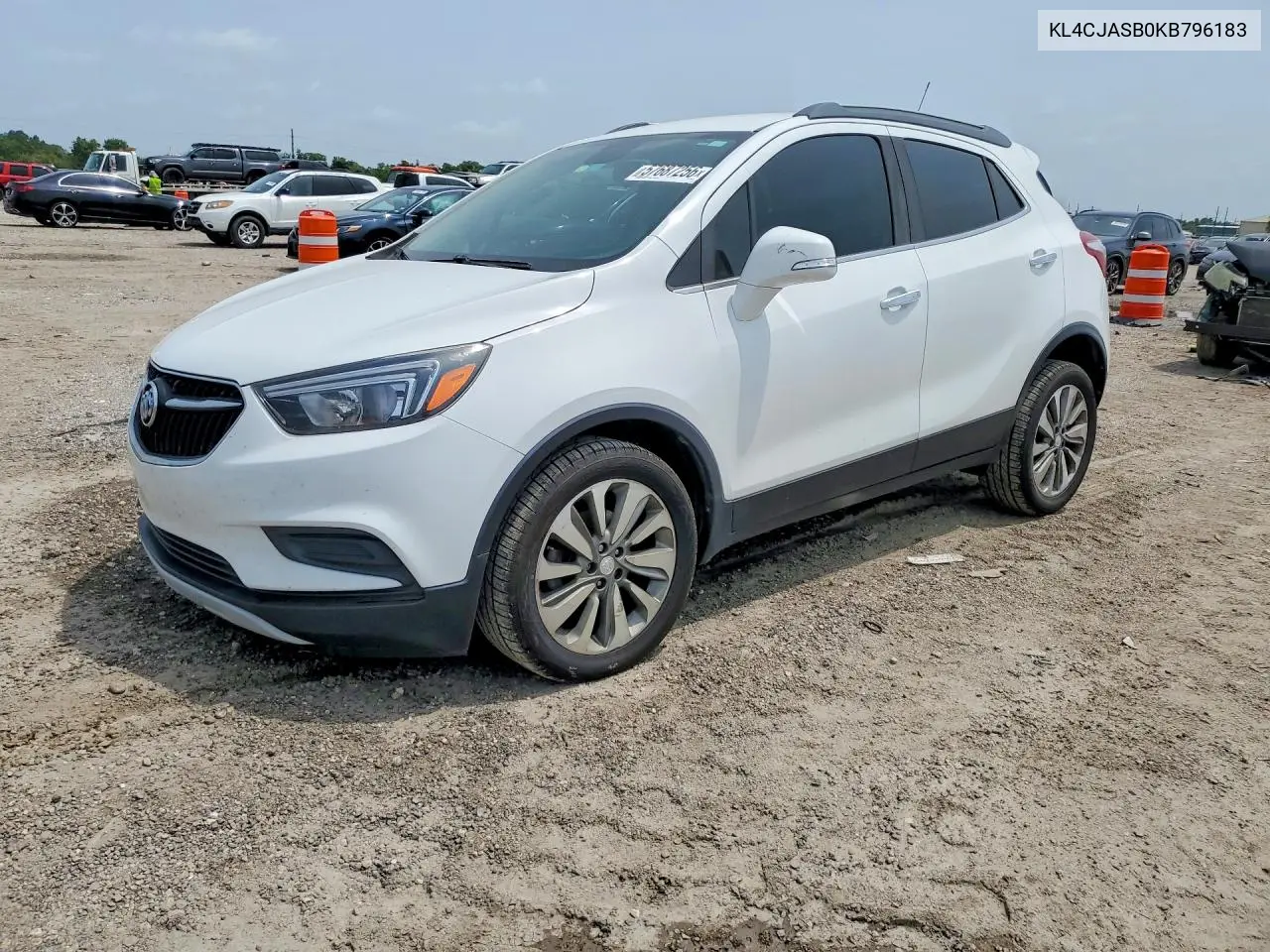 2019 Buick Encore Preferred VIN: KL4CJASB0KB796183 Lot: 57687256