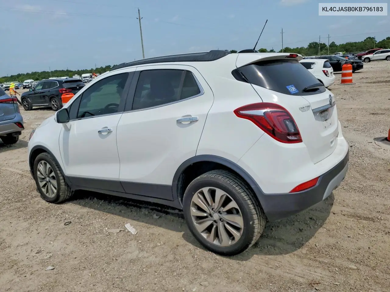 2019 Buick Encore Preferred VIN: KL4CJASB0KB796183 Lot: 57687256