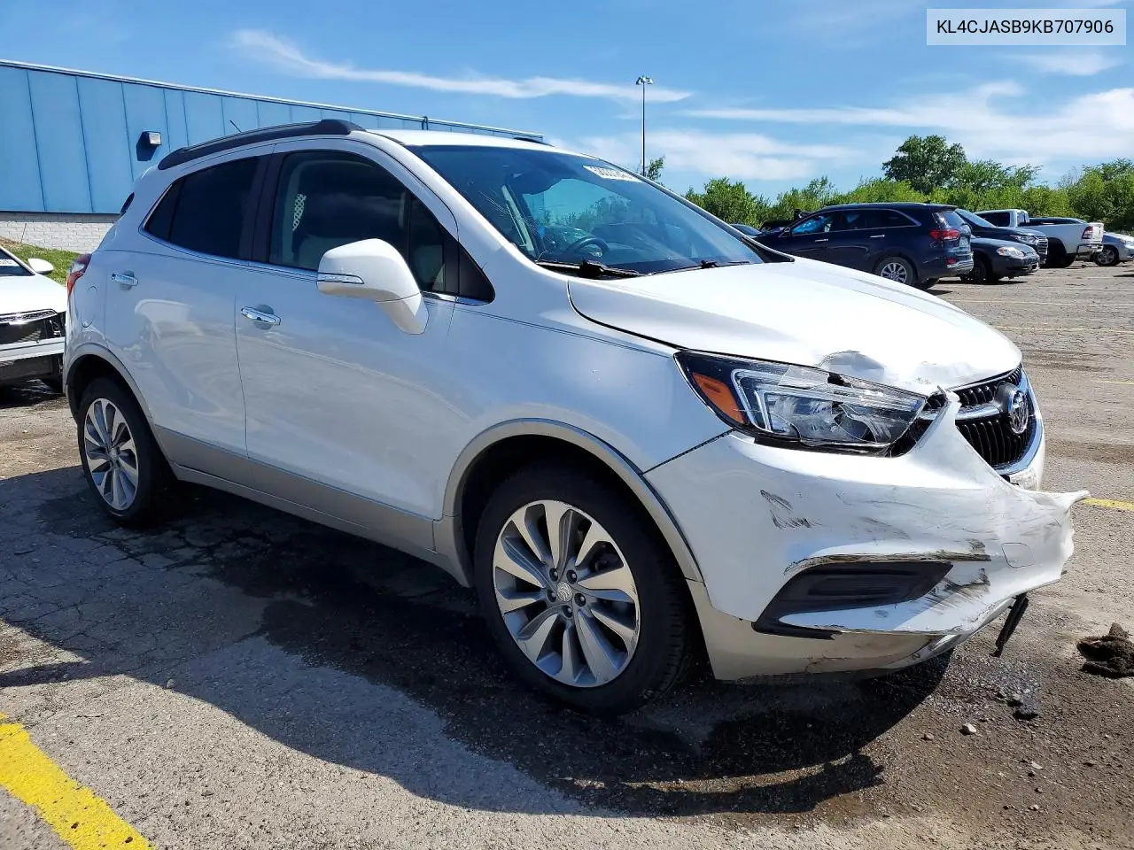 2019 Buick Encore Preferred VIN: KL4CJASB9KB707906 Lot: 58037246