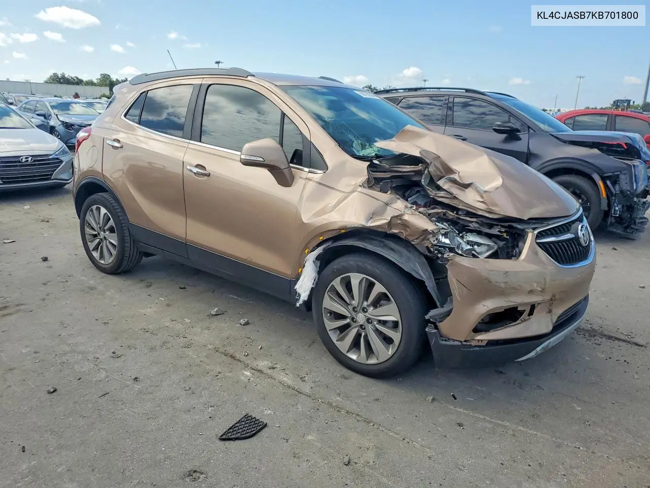 2019 Buick Encore Preferred VIN: KL4CJASB7KB701800 Lot: 58188396