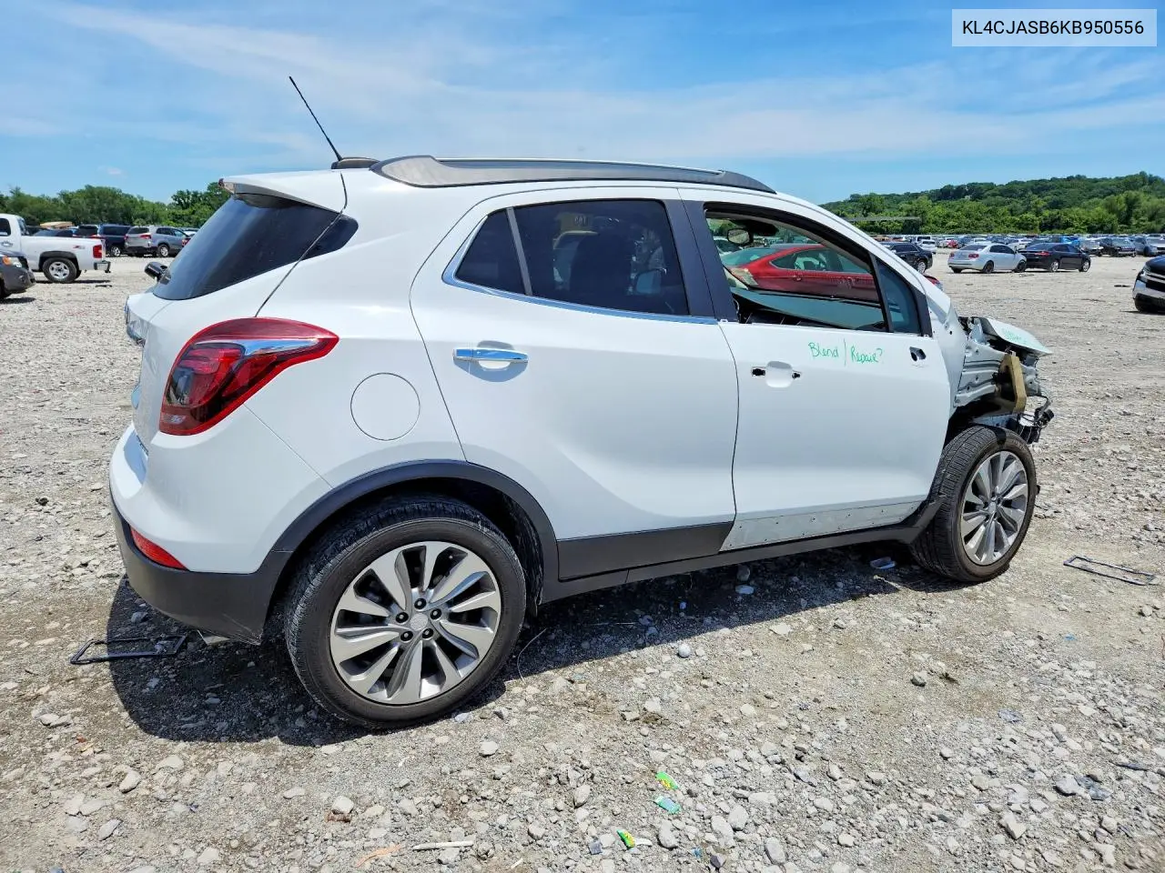 2019 Buick Encore Preferred VIN: KL4CJASB6KB950556 Lot: 58301776