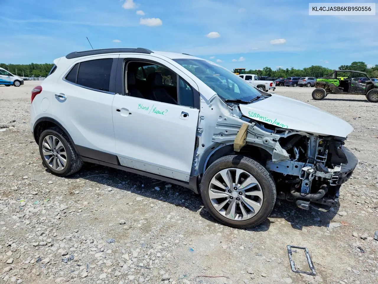 2019 Buick Encore Preferred VIN: KL4CJASB6KB950556 Lot: 58301776