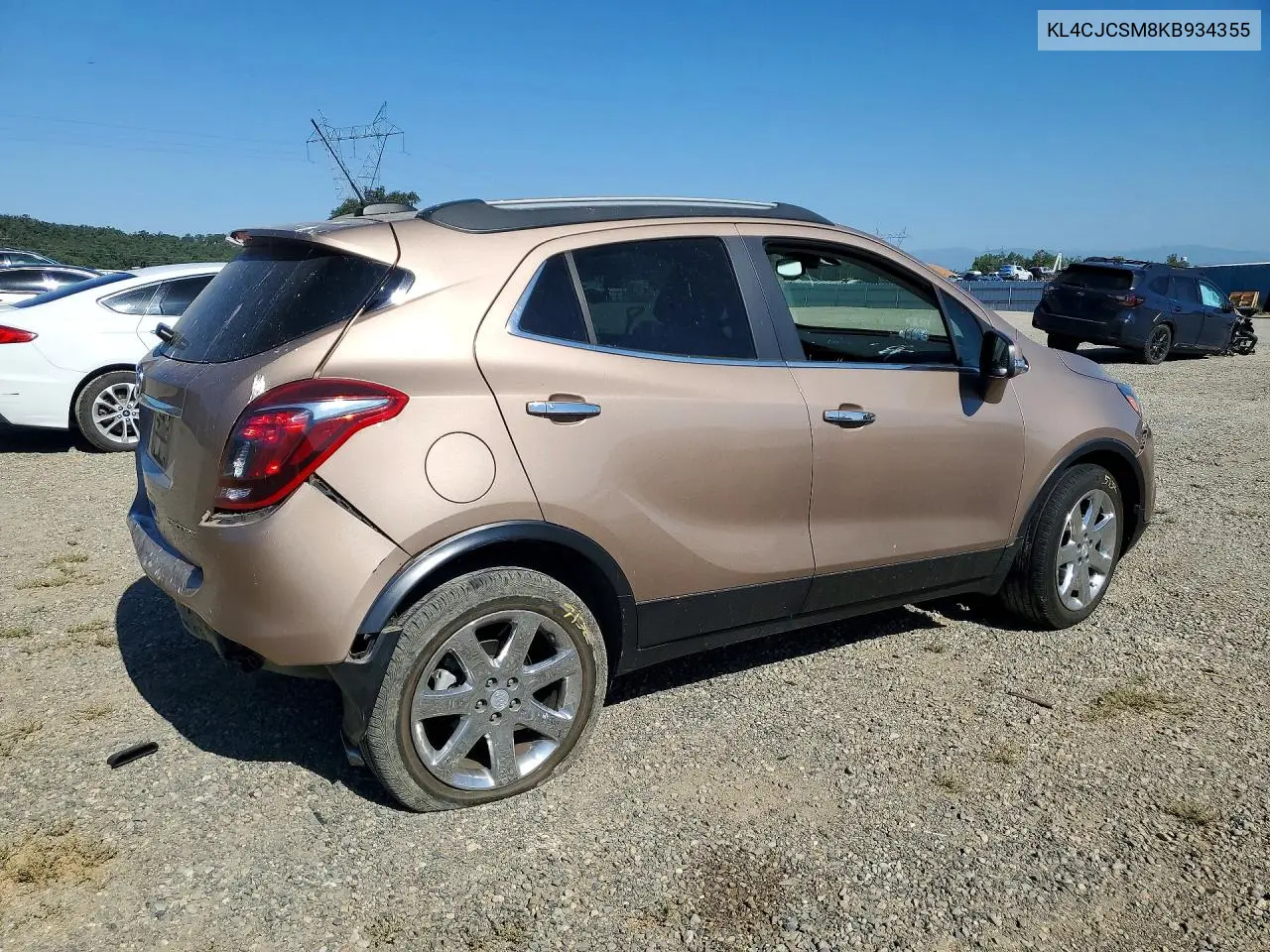 2019 Buick Encore Essence VIN: KL4CJCSM8KB934355 Lot: 58385886
