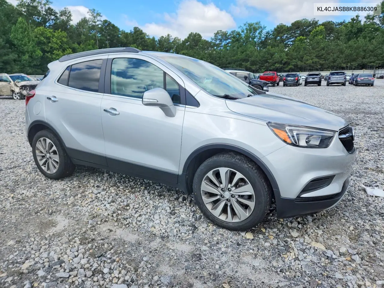2019 Buick Encore Preferred VIN: KL4CJASB8KB886309 Lot: 58539456