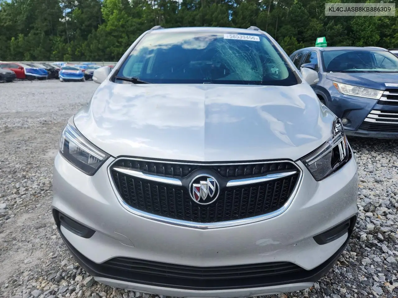 2019 Buick Encore Preferred VIN: KL4CJASB8KB886309 Lot: 58539456