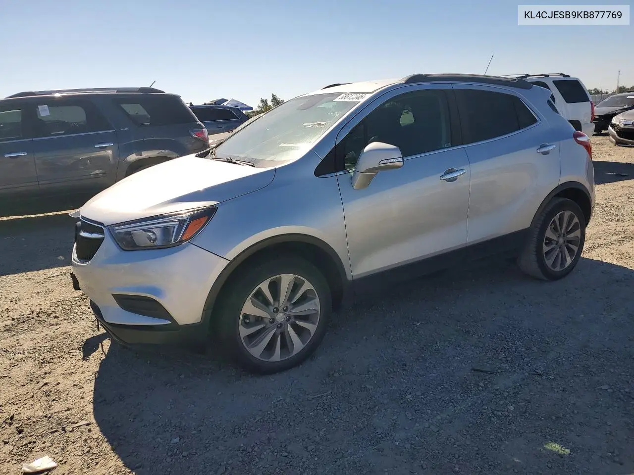 2019 Buick Encore Preferred VIN: KL4CJESB9KB877769 Lot: 58610046