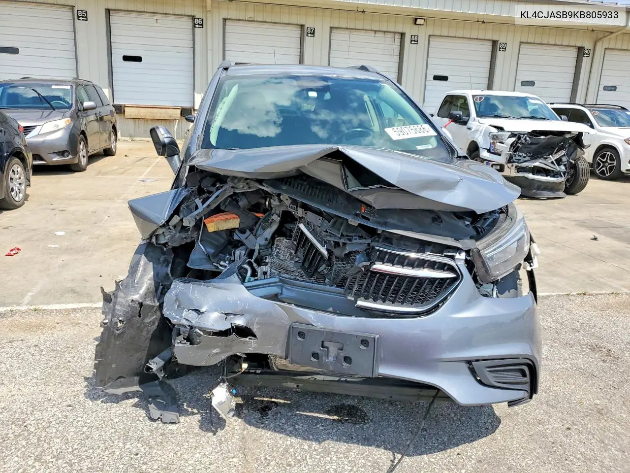 2019 Buick Encore Preferred VIN: KL4CJASB9KB805933 Lot: 59075686