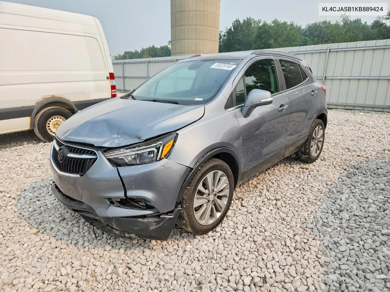 2019 Buick Encore Preferred VIN: KL4CJASB1KB889424 Lot: 59329186