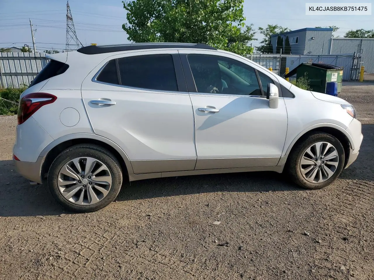 2019 Buick Encore Preferred VIN: KL4CJASB8KB751475 Lot: 60603096