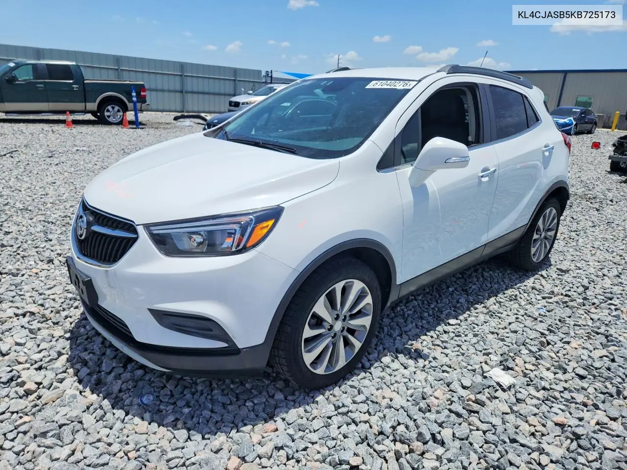 2019 Buick Encore Preferred VIN: KL4CJASB5KB725173 Lot: 61040276