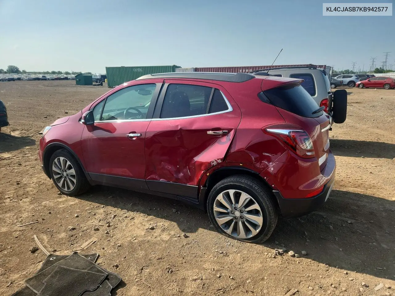2019 Buick Encore Preferred VIN: KL4CJASB7KB942577 Lot: 61135266