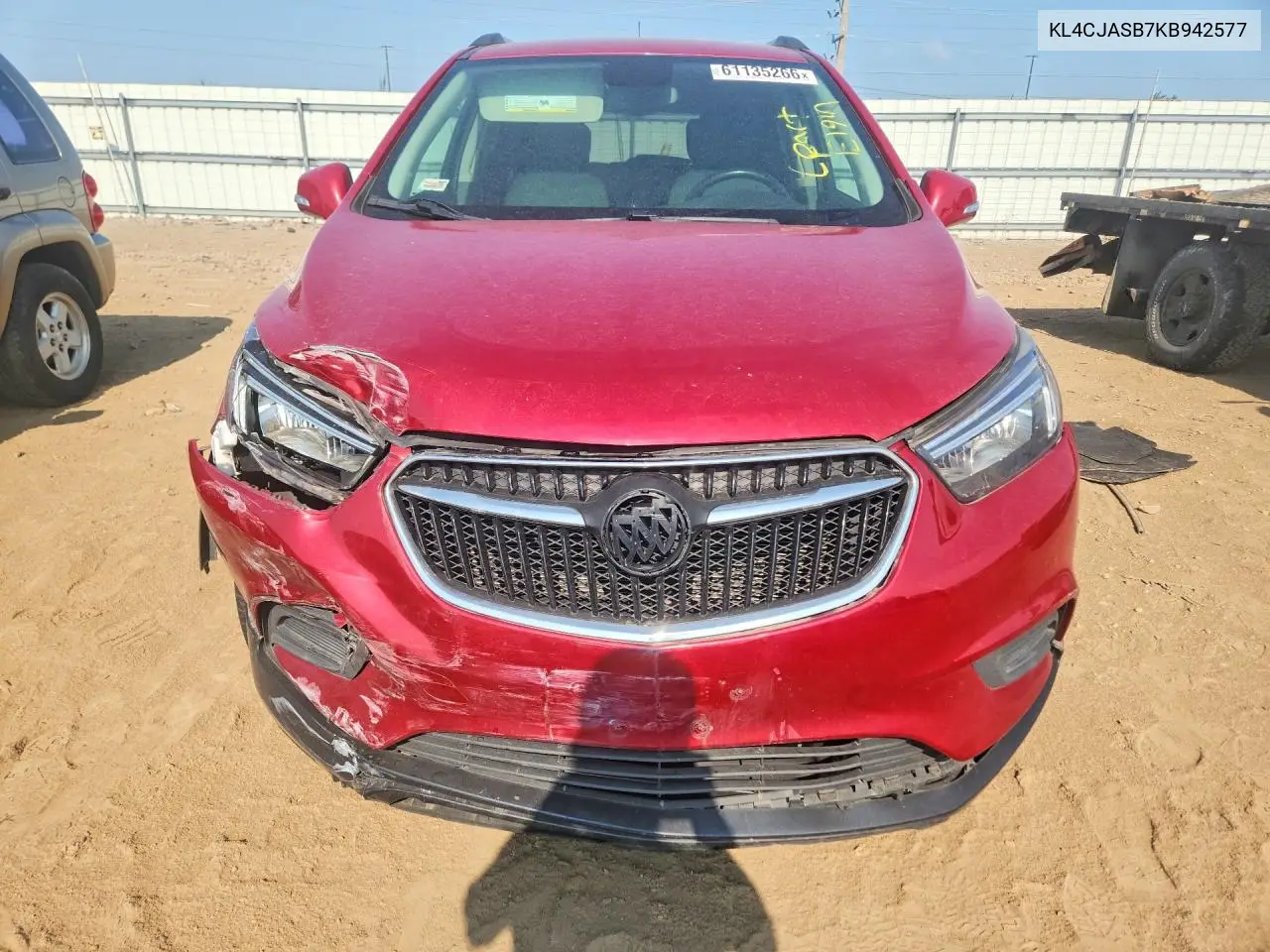 2019 Buick Encore Preferred VIN: KL4CJASB7KB942577 Lot: 61135266