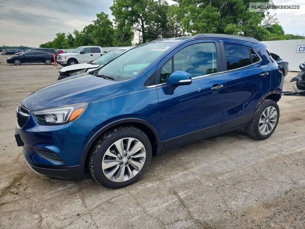 2019 Buick Encore Preferred VIN: KL4CJASB6KB836220 Lot: 61599106