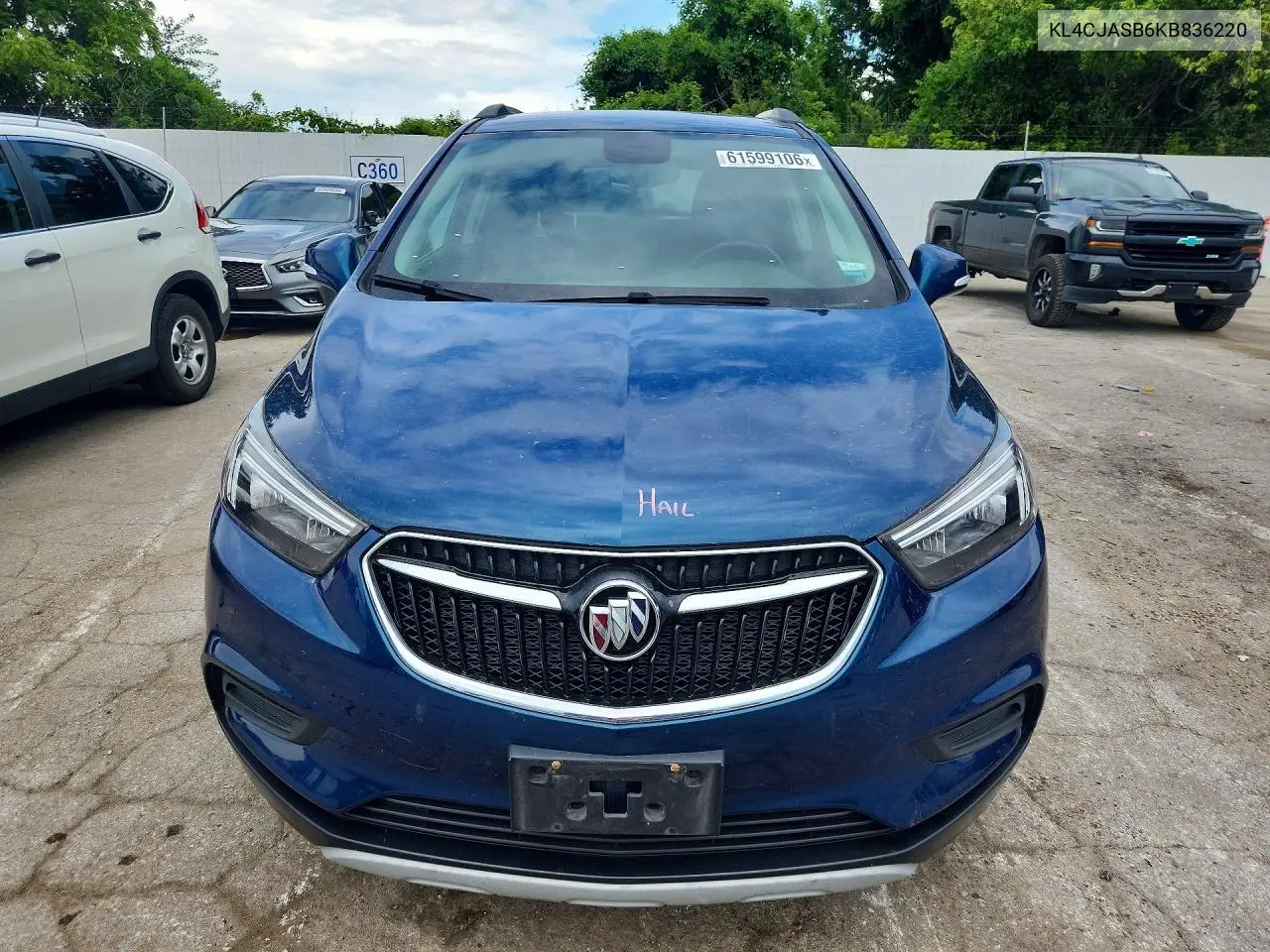 2019 Buick Encore Preferred VIN: KL4CJASB6KB836220 Lot: 61599106