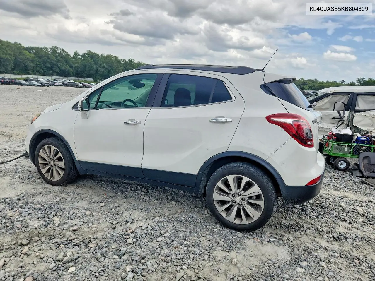 2019 Buick Encore Preferred VIN: KL4CJASB5KB804309 Lot: 62113636
