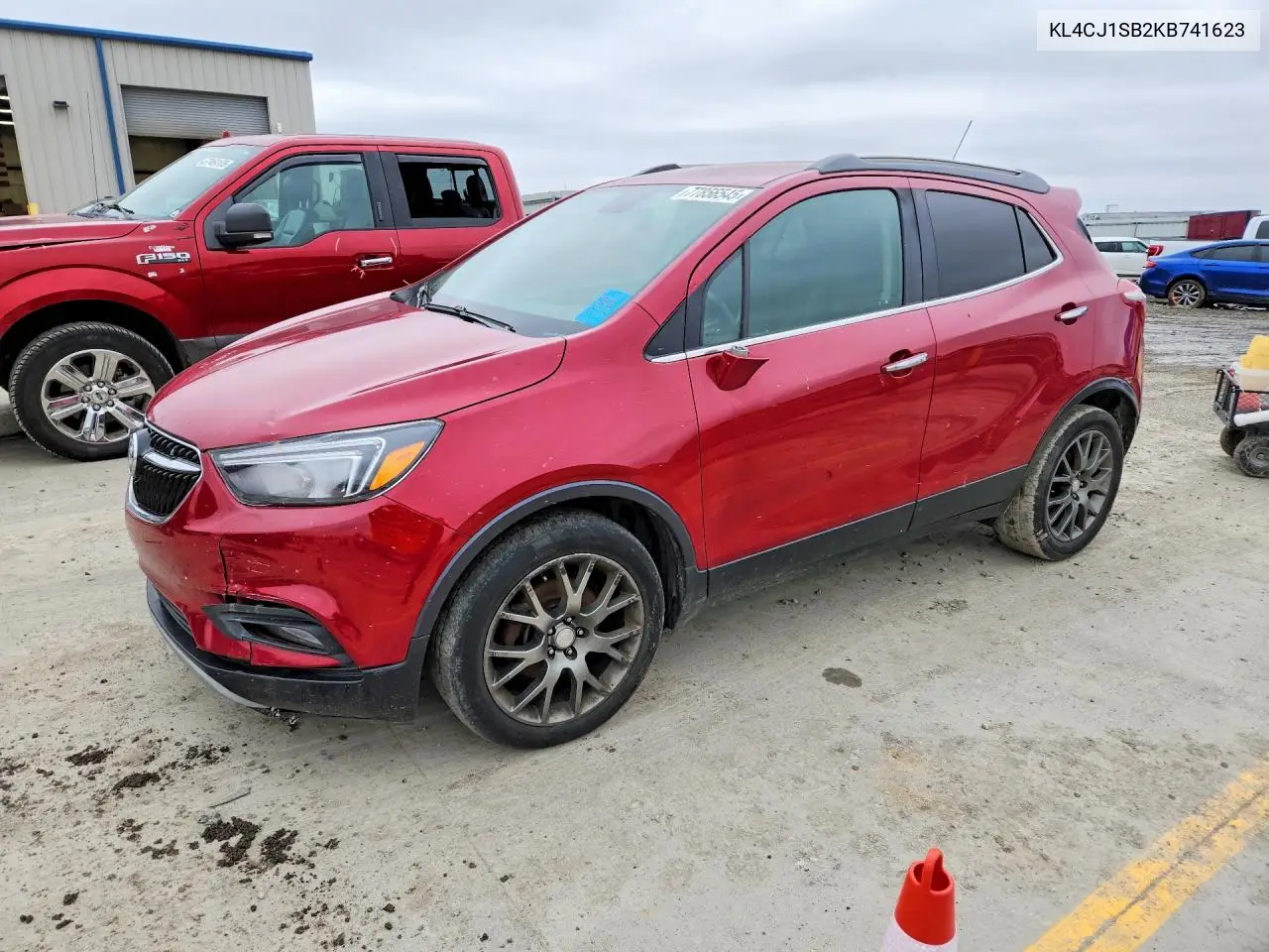 2019 Buick Encore Sport Touring VIN: KL4CJ1SB2KB741623 Lot: 77856545