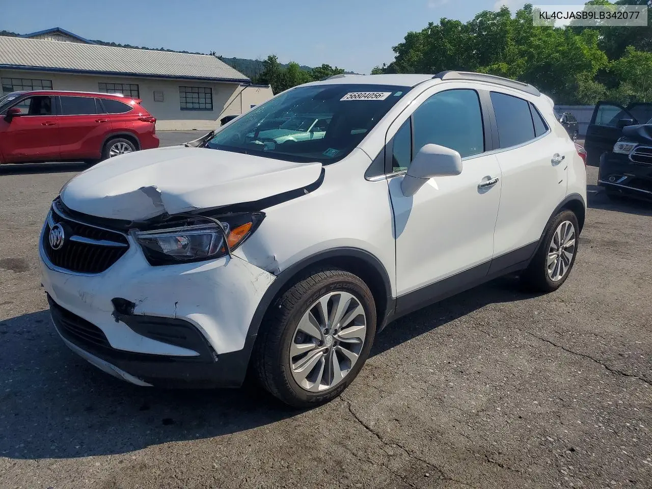 2020 Buick Encore VIN: KL4CJASB9LB342077 Lot: 56804056