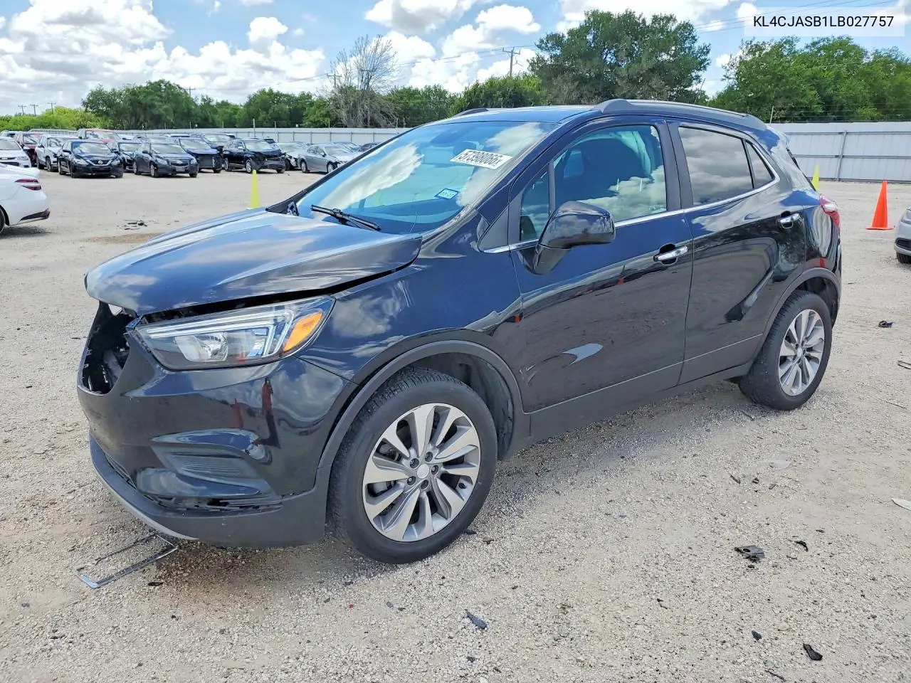2020 Buick Encore Preferred VIN: KL4CJASB1LB027757 Lot: 57398066