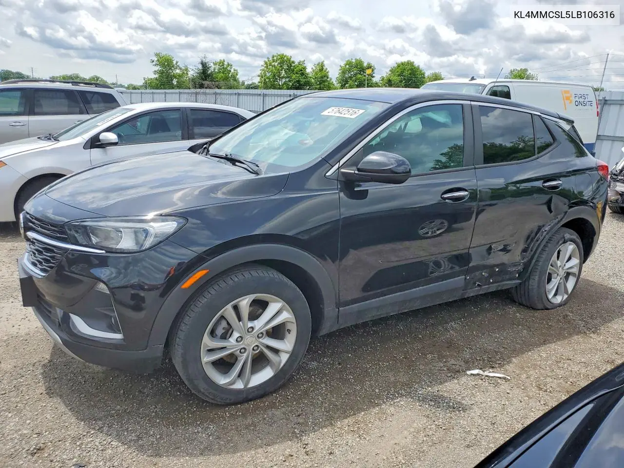 2020 Buick Encore Gx Preferred VIN: KL4MMCSL5LB106316 Lot: 57642516