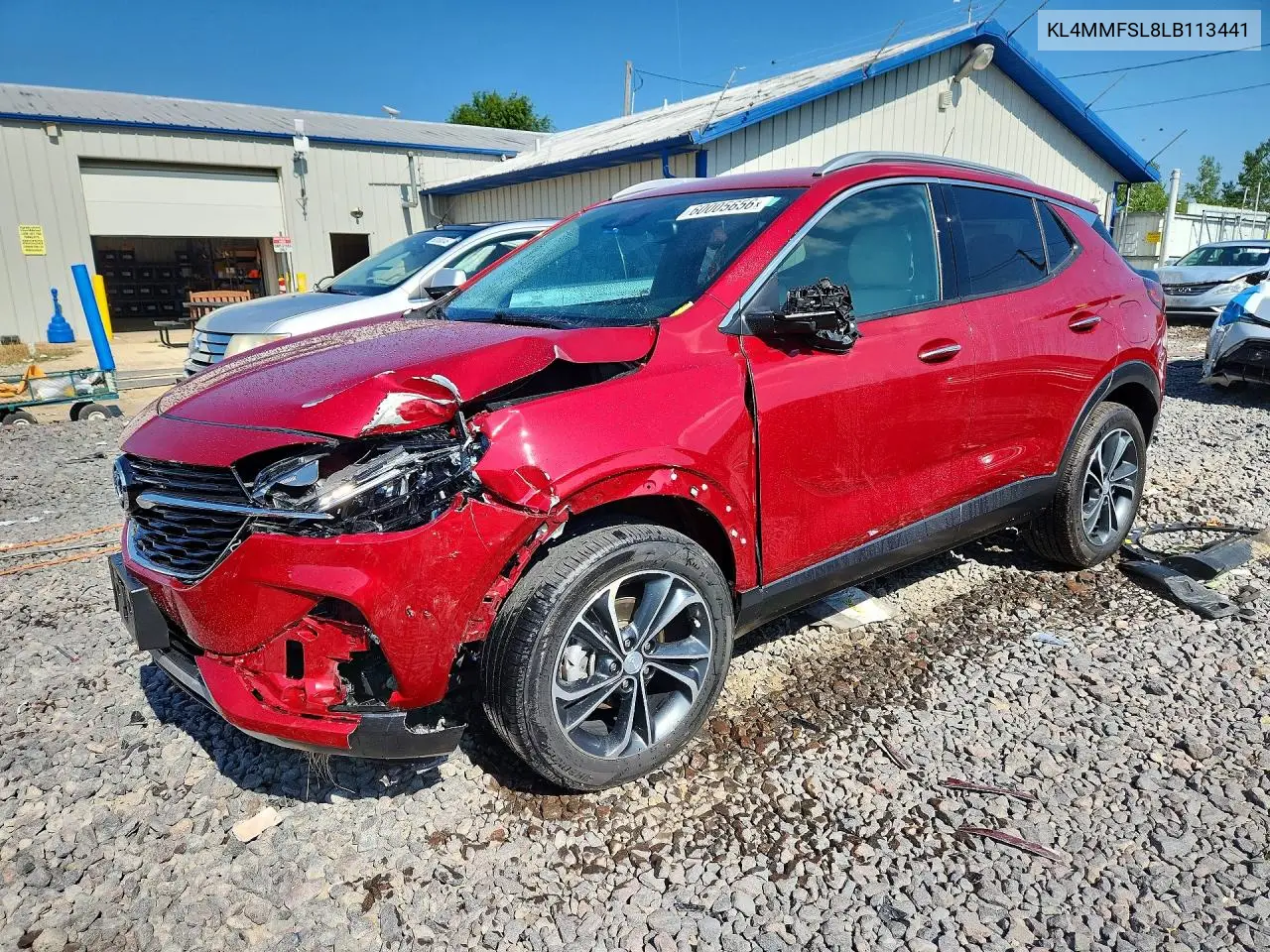 2020 Buick Encore Gx Essence VIN: KL4MMFSL8LB113441 Lot: 60005656
