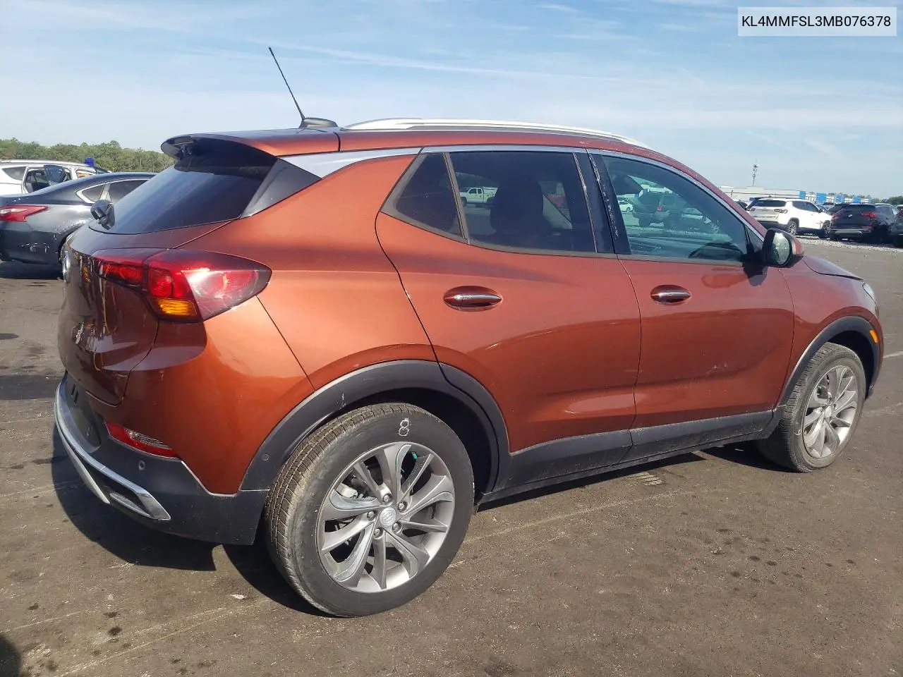 2021 Buick Encore Gx Essence VIN: KL4MMFSL3MB076378 Lot: 52285216
