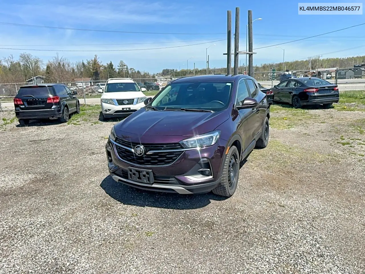 2021 Buick Encore Gx Preferred VIN: KL4MMBS22MB046577 Lot: 54267326