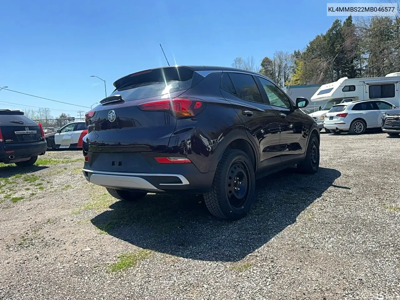 2021 Buick Encore Gx Preferred VIN: KL4MMBS22MB046577 Lot: 54267326