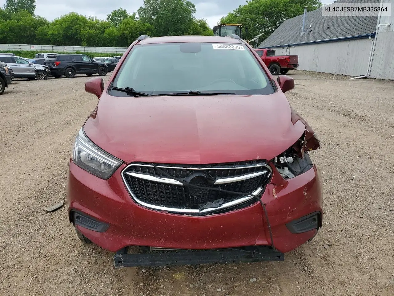 2021 Buick Encore Preferred VIN: KL4CJESB7MB335864 Lot: 56503336