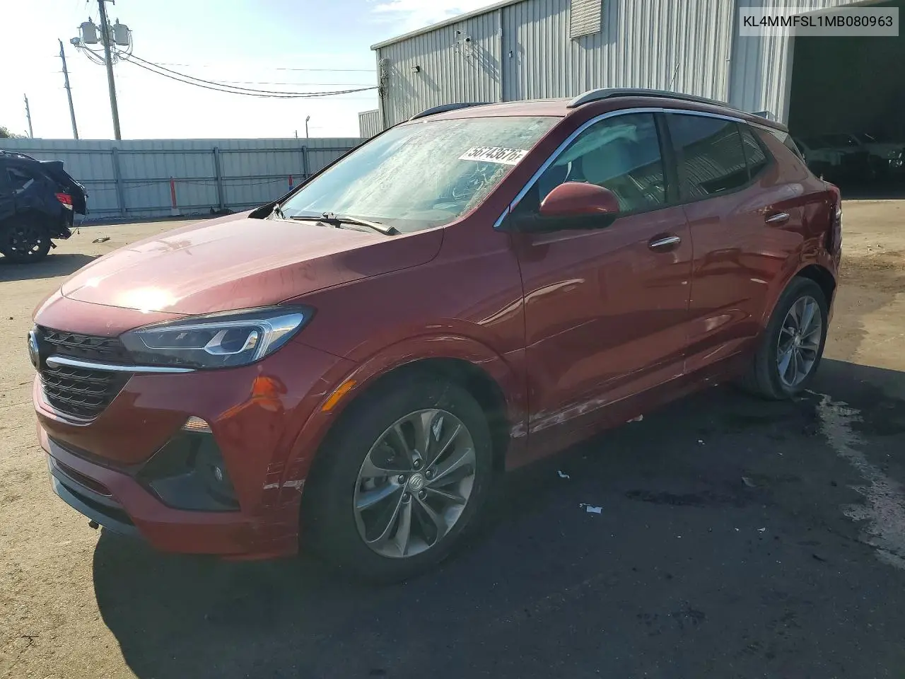 2021 Buick Encore Gx Essence VIN: KL4MMFSL1MB080963 Lot: 56743676