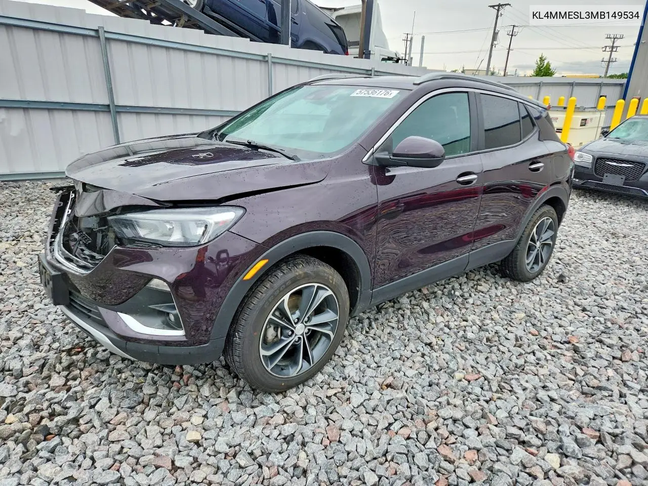 2021 Buick Encore Gx Select VIN: KL4MMESL3MB149534 Lot: 57536176