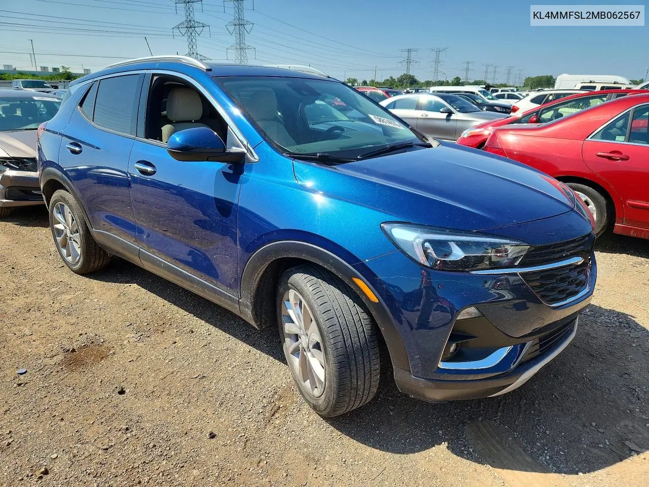 2021 Buick Encore Gx Essence VIN: KL4MMFSL2MB062567 Lot: 58814976