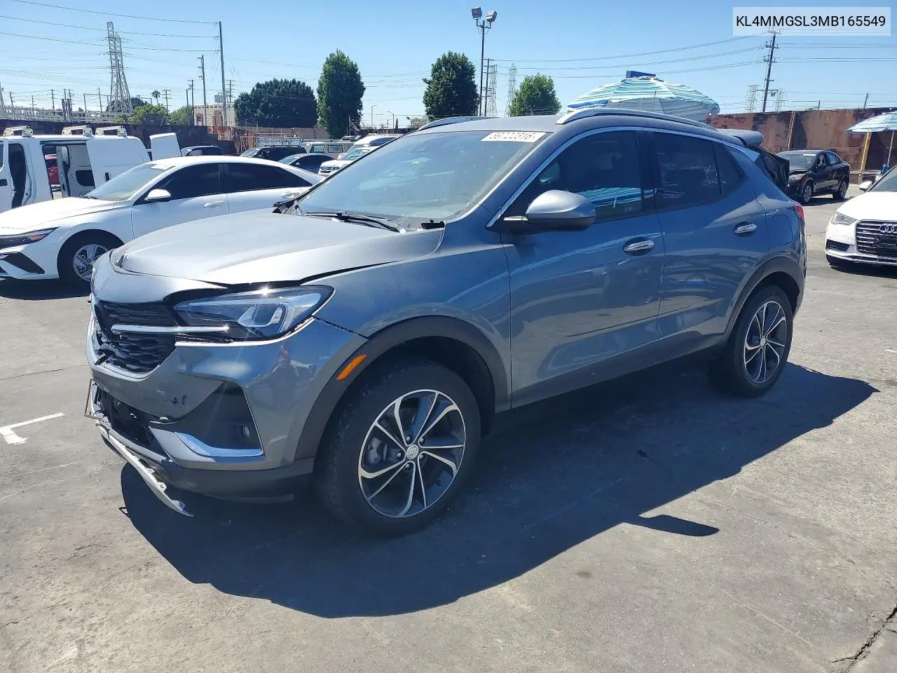 2021 Buick Encore Gx Essence VIN: KL4MMGSL3MB165549 Lot: 59722316