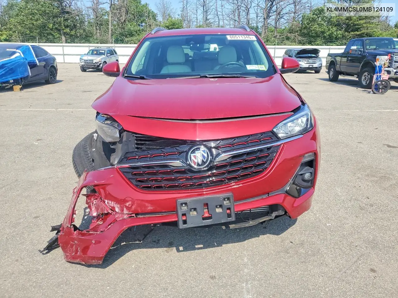 2021 Buick Encore Gx Preferred VIN: KL4MMCSL0MB124109 Lot: 60511346