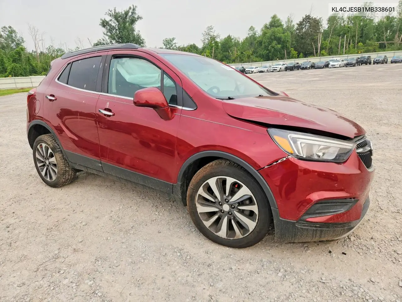 2021 Buick Encore Preferred VIN: KL4CJESB1MB338601 Lot: 61314686