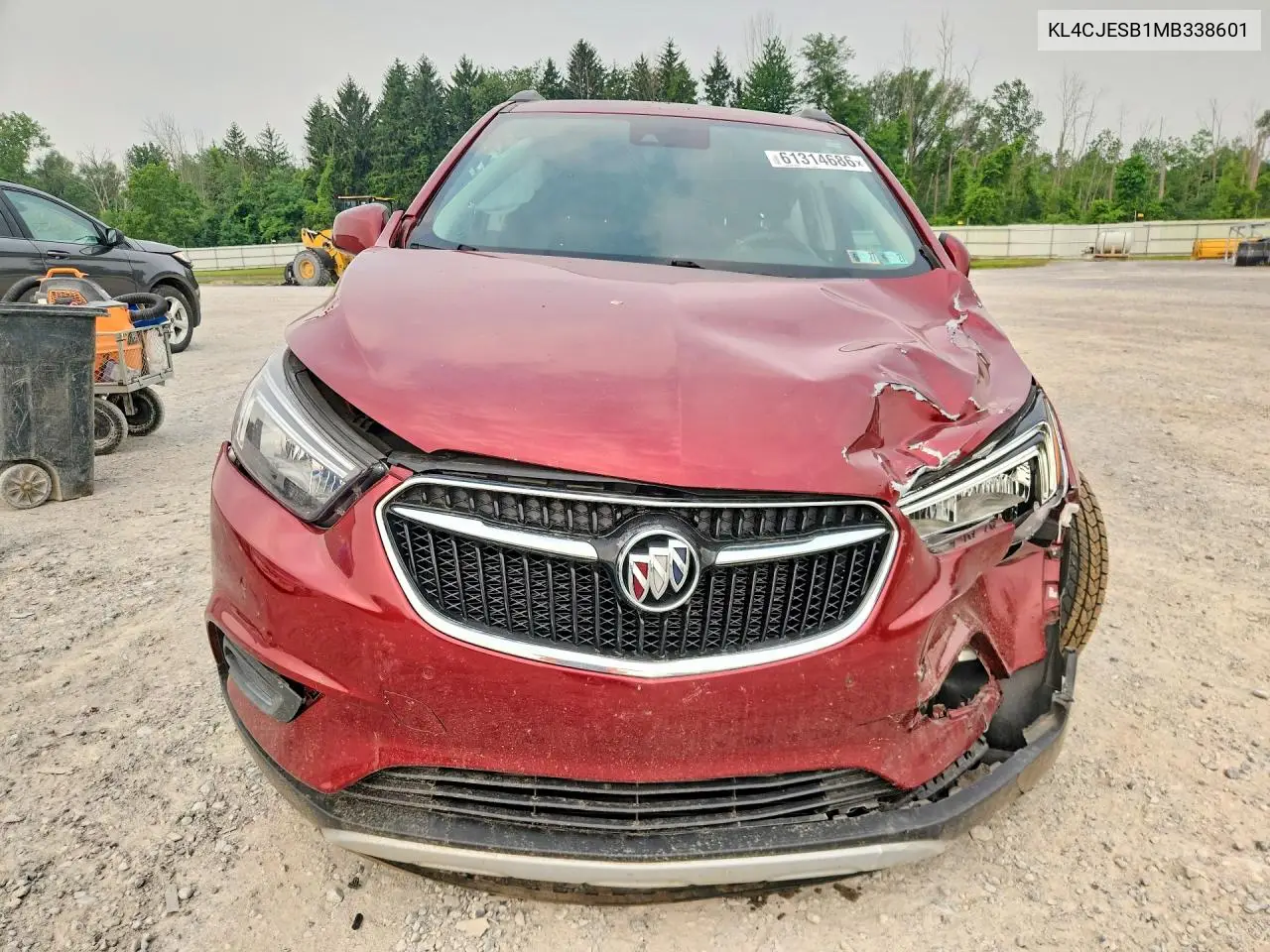 2021 Buick Encore Preferred VIN: KL4CJESB1MB338601 Lot: 61314686