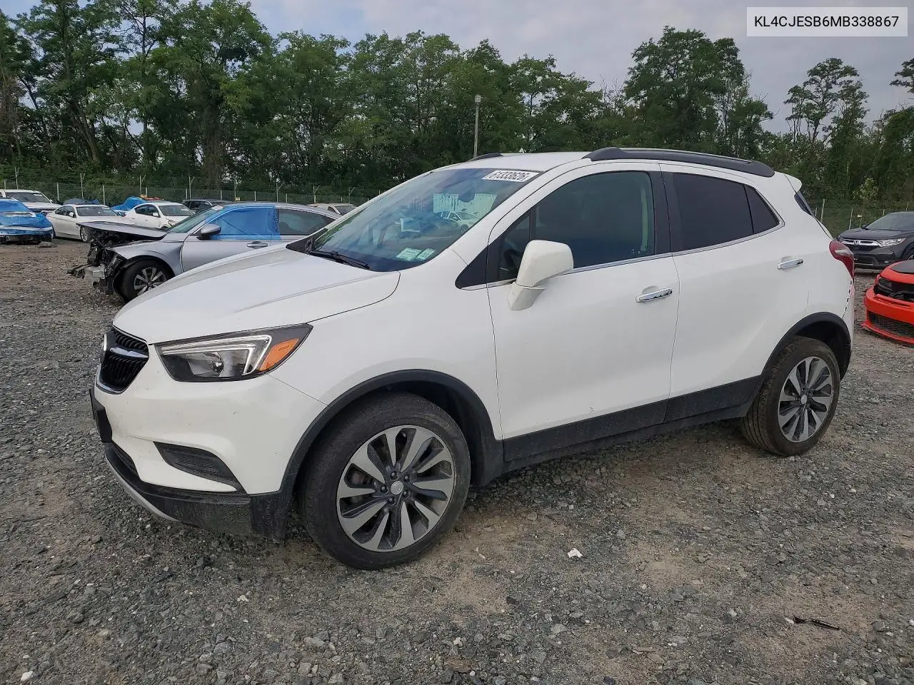 2021 Buick Encore Preferred VIN: KL4CJESB6MB338867 Lot: 61333626