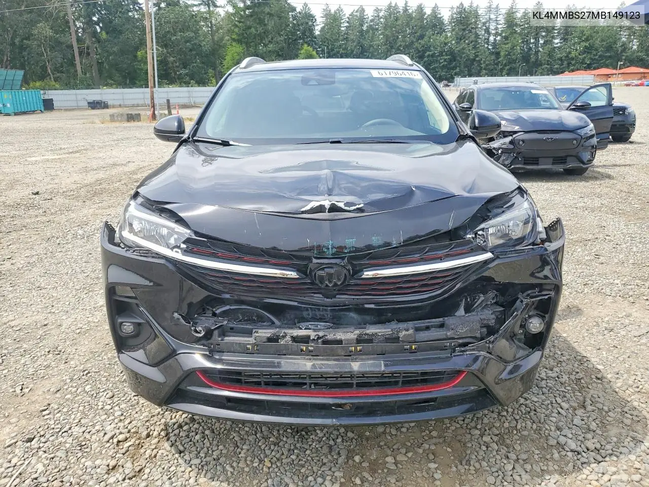 2021 Buick Encore Gx Preferred VIN: KL4MMBS27MB149123 Lot: 61796416