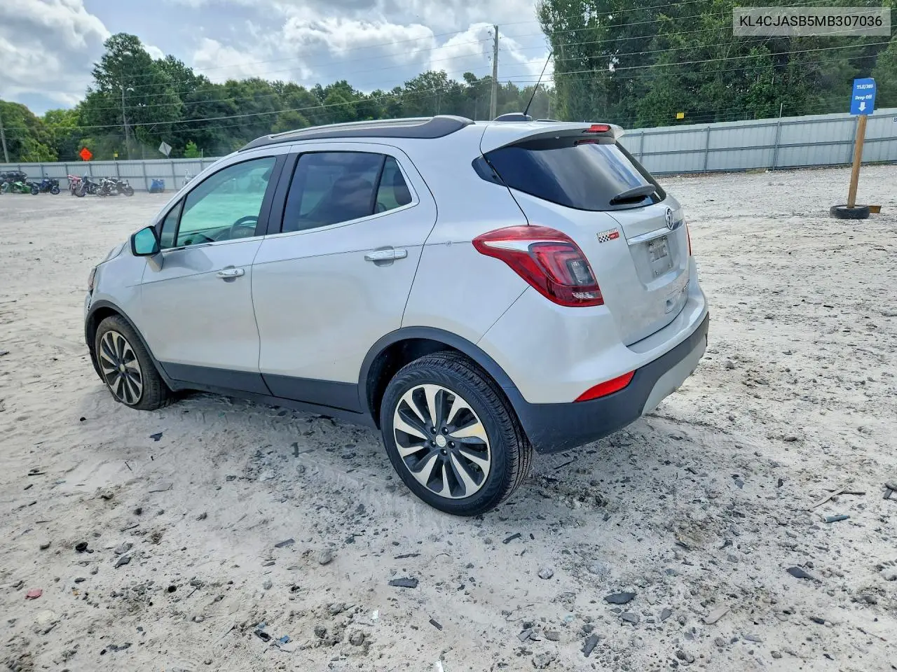 2021 Buick Encore Preferred VIN: KL4CJASB5MB307036 Lot: 62036416