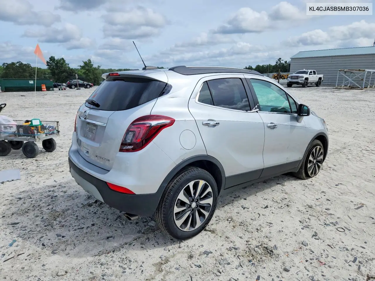 2021 Buick Encore Preferred VIN: KL4CJASB5MB307036 Lot: 62036416