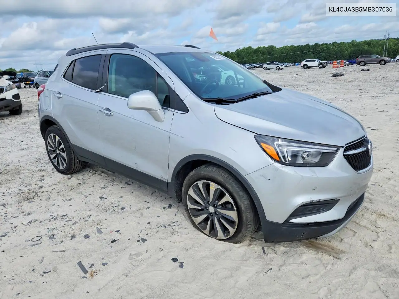 2021 Buick Encore Preferred VIN: KL4CJASB5MB307036 Lot: 62036416