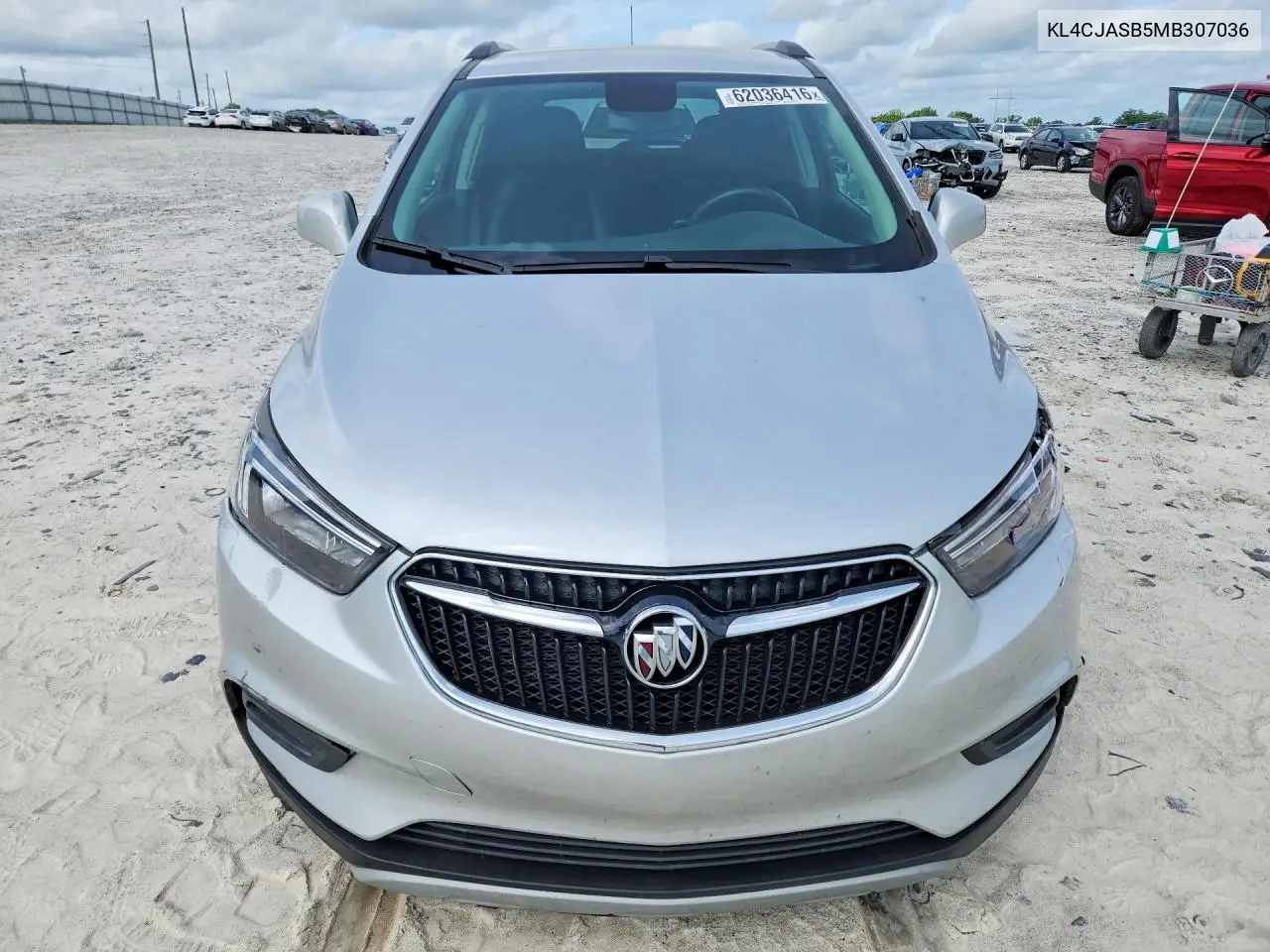 2021 Buick Encore Preferred VIN: KL4CJASB5MB307036 Lot: 62036416
